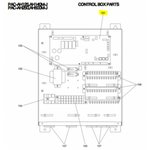 2 UNIDADES PLACA CONTROL PAC-AH500M-J