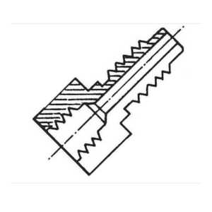 Acoplamiento 1/4" H Sae x M12x1,5-M (ACME)