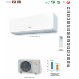 AIRE ACONDICIONADO FUJITSU ASY20-KGTF 1720 FRIG/H - 2580 KCAL/H