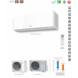 AIRE ACONDICIONADO FUJITSU ASY20-KMCF 1720 FRIG/H - 2580 KCAL/H