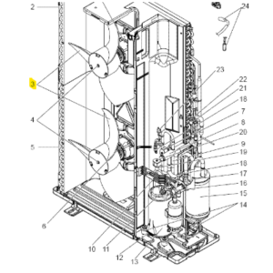 Aspa unidad exterior Mitsubishi Electric PUHZ-P125VHA2.UK S70E10763 168851