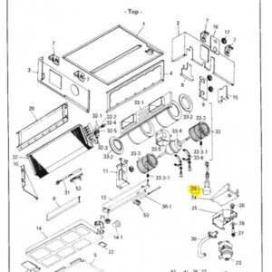 Boya unidad interior DAIKIN FHYB71FJ7V1 073493J