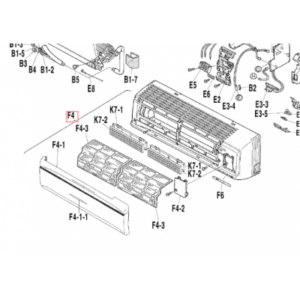 Carcasa split interior DAIKIN ATXS35DVMB