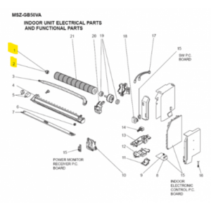 Coginete Mitsubishi Electric unidad interior MSZ-GB50VA-E1