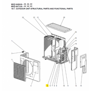 COMPRESOR INVERTER MITSUBISHI ELECTRIC MXZ-3A54VA-E7