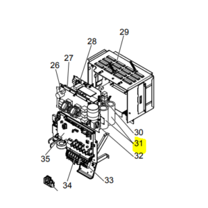 Condensadores de potencia unidad exterior Mitsubishi Electric PUHZ-RP140YKA