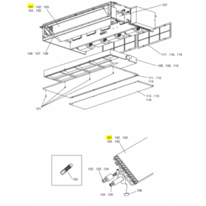 Evaporador unidad interior conductos SEZ-KD25VA.TH