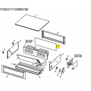 FILTRO DE AIRE UNIDAD INTERIOR FDEQ71B8V3B