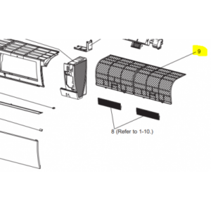 FILTROS DE AIRE UNIDAD INTERIOR MITSUBISHI ELECTRIC MSZ-DM25/35VA