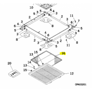 Filtros unidad interior conductos MITSUBISHI DAIYA FDTA501