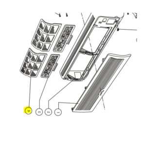 2 Filtros unidad interior HIYASU modelo HSE-16R