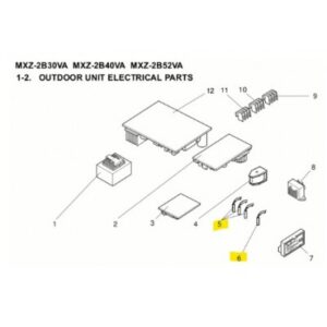 Kit sondas exterior MITSUBISHI ELECTRIC modelo MXZ-2B52VA-E1