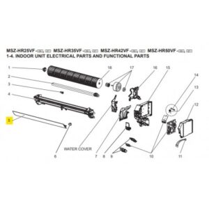 LAMA HORIZONTAL INTERIOR MITSUBISHI MSZ-HR50VF-E7