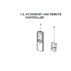 Mando a distancia unidad interior MITSUBISHI ELECTRIC modelo MSZ-GC35VA-E1