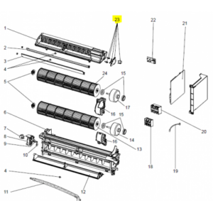 Motor lama unidad interior MITSUBISHI ELECTRIC PFFY-P40VKM-ER1