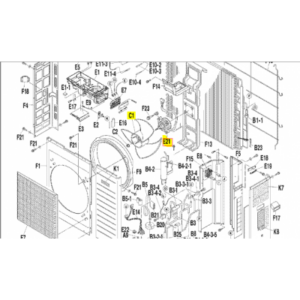 Motor ventilador + aspa unidad exterior DAIKIN 4MXS80BVMB9