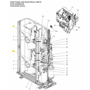 Motor ventilador unidad exterior MITSUBISHI ELECTRIC modelo PUHZ-SHW80VHA