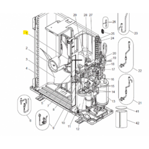 MOTOR VENTILADOR UNIDAD EXTERIOR MITSUBISHI ELECTRIC PUHZ-FRP71VHA2