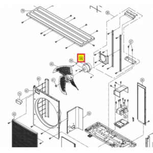 Motor ventilador unidad exterior PANASONIC WH-MDC07J3E5