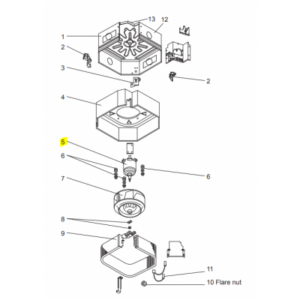 Motor ventilador unidad interior CASSETTE MITSUBISHI PLA-RP71BA2.UK