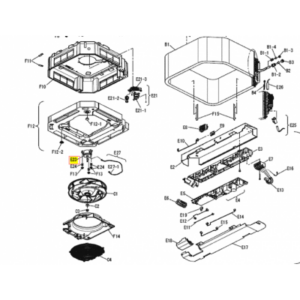 MOTOR VENTILADOR UNIDAD INTERIOR DAIKIN FCQG35FVEB