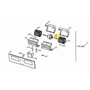 MOTOR VENTILADOR UNIDAD INTERIOR DAIKIN FDEQ71B8V3B