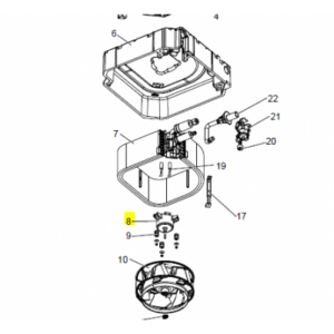 MOTOR VENTILADOR UNIDAD INTERIOR MITSUBISHI ELECTRIC SLZ-M50FA.TH