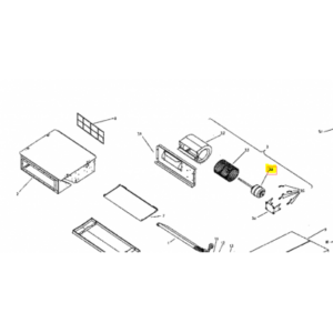 Motor ventilador unidad interior split DAIKIN FXDQ25M9V3B