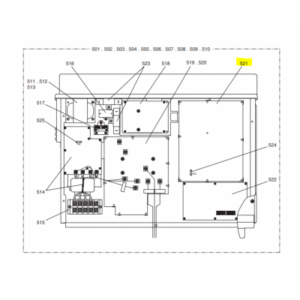 Placa control exterior MITSUBISHI ELECTRIC modelo PURY-P400YHM-A