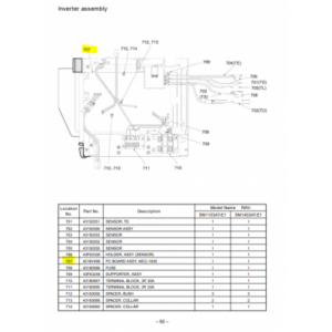 Placa control exterior TOSHIBA modelo RAV-SM1104ATP-E codigo 43T6W539