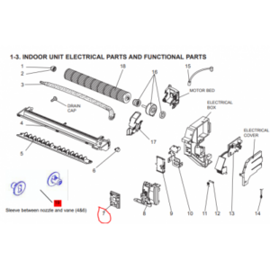 Placa control interior MITSUBISHI ELECTRIC modelo MSZ-HC35VA-E2