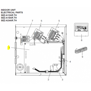 Placa control interior MITSUBISHI ELECTRIC modelo SEZ-A18AR.TH