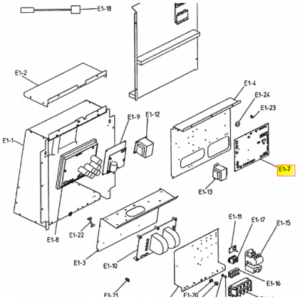 PLACA CONTROL UNIDAD EXTERIOR DAIKIN RZQ200B8W1B