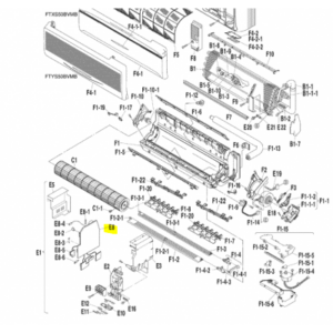 PLACA DE CONTROL + EEPROM UNIDAD INTERIOR DAIKIN FTXS50BVMB