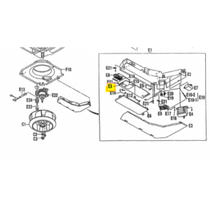 Placa de control split interior DAIKIN modelo FFQ50B7V1B