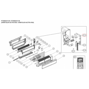 Placa de control split interior DAIKIN modelo FTX50CV1B 4018398