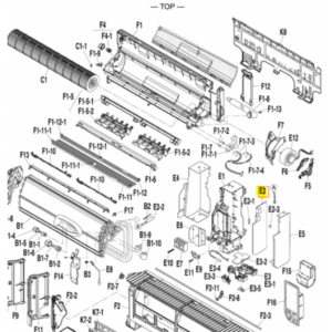 Placa de control split interior DAIKIN modelo FTXG35JV1BW 5004070