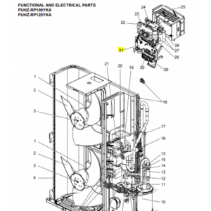 PLACA DE CONTROL UNIDAD EXTERIOR MITSUBISHI ELECTRIC PUHZ-RP100YKAR4