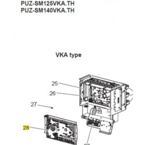 Placa de control unidad exterior Mitsubishi Electric PUZ-SM125VKA.TH