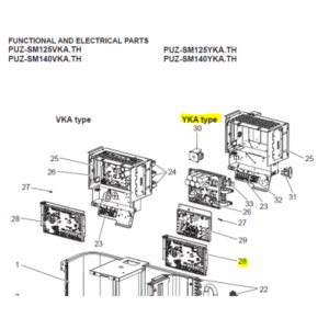 Placa de control unidad exterior Mitsubishi Electric PUZ-SM140YKA.TH