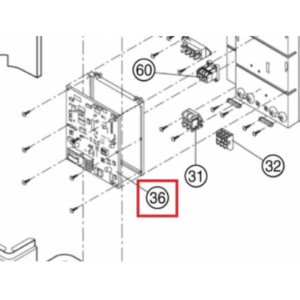 PLACA DE CONTROL UNIDAD EXTERIOR PANASONIC CU-B28DBE5