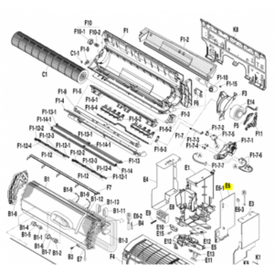 PLACA DE CONTROL UNIDAD INTERIOR DAIKIN FTXS35J2V1B 5007023