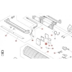 Placa de control unidad interior HITACHI RAS-25YH5