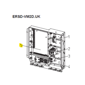 Placa de control unidad interior hydrobox MITSUBISHI ELECTRIC modelo ERSD-VM2D