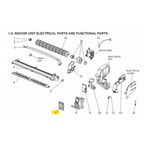 Placa de control unidad interior MITSUBISHI ELECTRIC modelo MSZ-HC25VA-E1