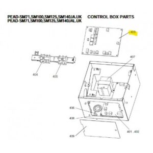 PLACA DE CONTROL UNIDAD INTERIOR MITSUBISHI ELECTRIC PEAD-SM125JA.UK