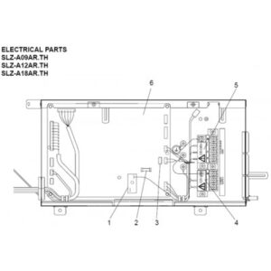 Placa de control unidad interior Mitsubishi SLZ-A12AR.TH