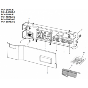 Placa de control unidad interior suelo-techo MITSUBISHI ELECTRIC modelo PCH-6GKHSA1 - PCH6GKSA-E