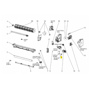 PLACA DE CONTROL UNIDAD INTEROR MITSUBISHI ELECTRIC MSZ-SF25VE-E1