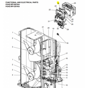 PLACA DE POTENCIA INVERTER UNIDAD EXTERIOR MITSUBISHI ELECTRIC PUHZ-RP100YKAR4